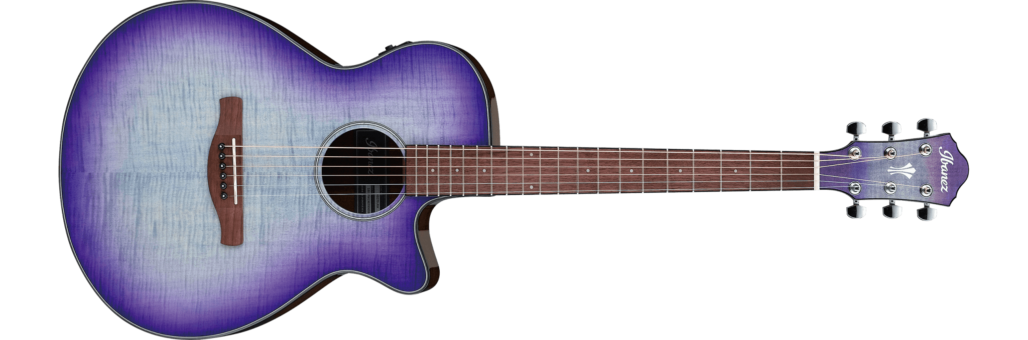 Ibanez AEG70PIH Acoustic - Electric Guitar - Purple Iris by Hoshino