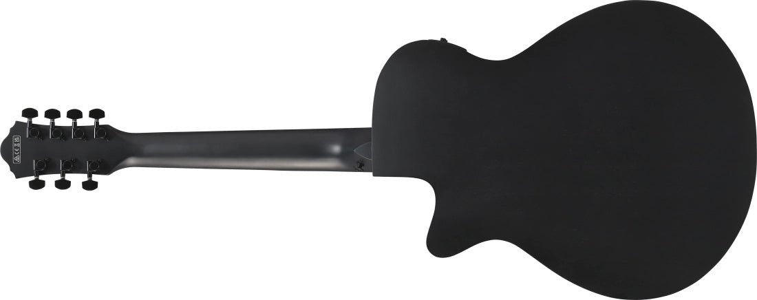 Ibanez AEG721 AEG 7 - String Acoustic/Electric Guitar, Black Out by Hoshino