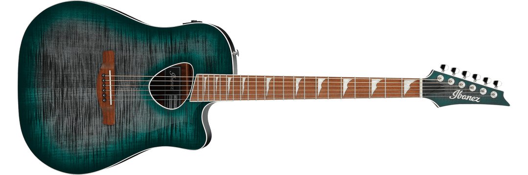 Ibanez Altstar Acoustic Electric Guitar ALT30, Emerald Doom Burst by Hoshino