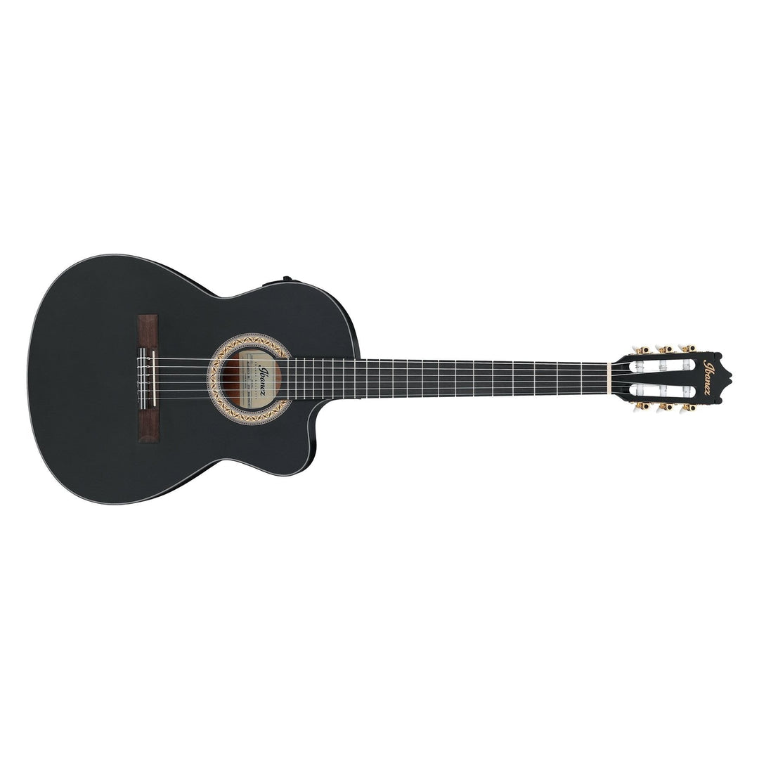 Ibanez Classical Acoustic Electric Guitar GA5MHT, Weathered Black Open Pore by Hoshino