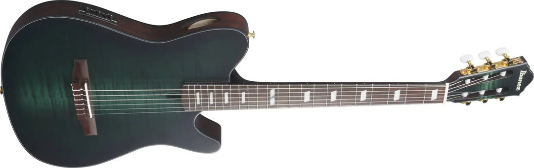 Ibanez FRH20 Nylon Acoustic/Electric Guitar - Dark Emerald Burst Low Gloss by Ibanez