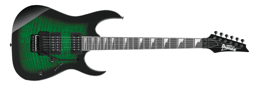 Ibanez Gio GRG320 Electric Guitar, Transparent Emerald Burst by Hoshino