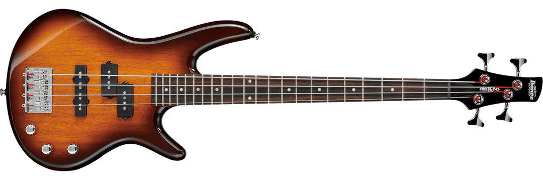 Ibanez GSRM20 miKro SR Series Short Scale Bass, Brown Sunburst by Hoshino