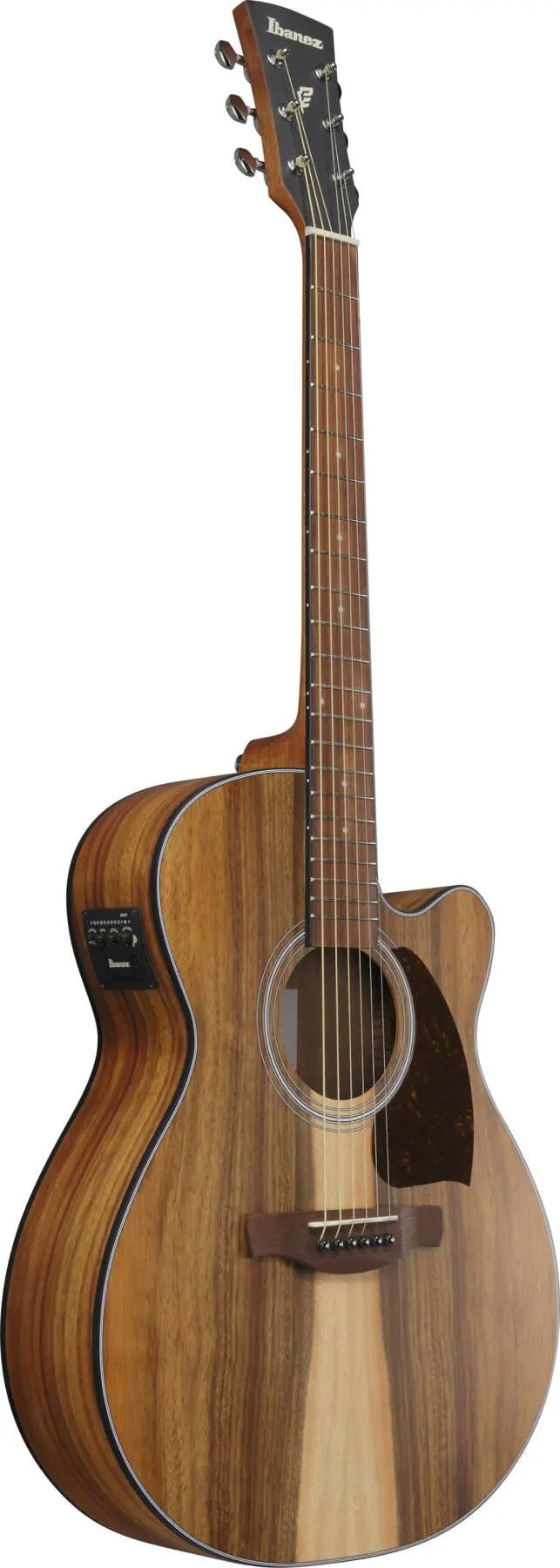 Ibanez PC50WSCE Cutaway Grand Concert Acoustic/Electric Guitar - Open Pore Brown by Ibanez