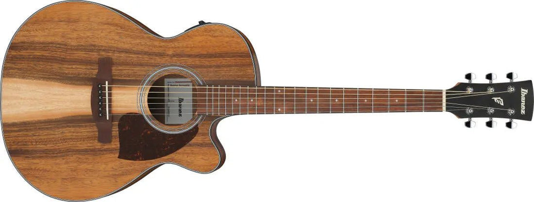 Ibanez PC50WSCE Cutaway Grand Concert Acoustic/Electric Guitar - Open Pore Brown by Ibanez