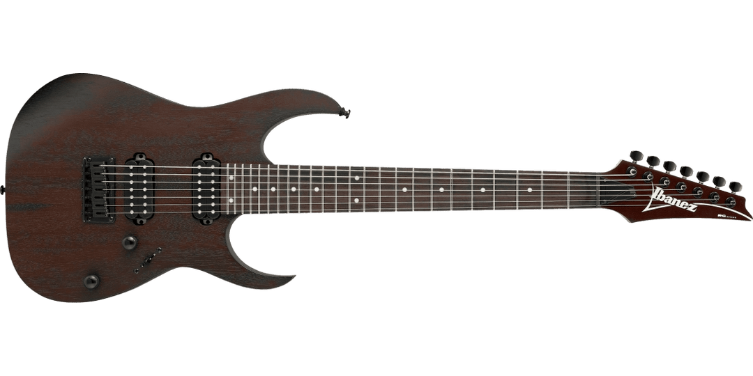 Ibanez RG 7 - String Electric Guitar - Walnut Flat by Hoshino