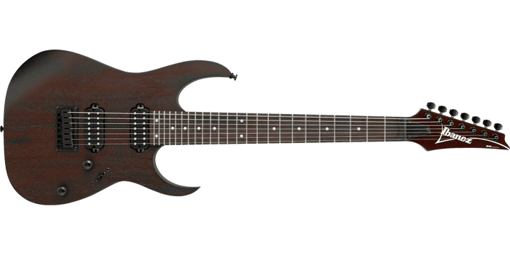 Ibanez RG 7 - String Electric Guitar - Walnut Flat by Hoshino