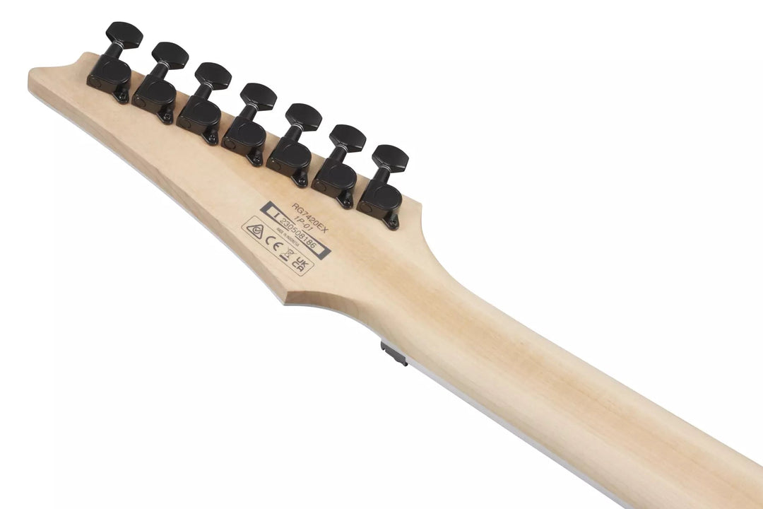 Ibanez RG Standard 7 - String Electric Guitar - Black Flat by Hoshino