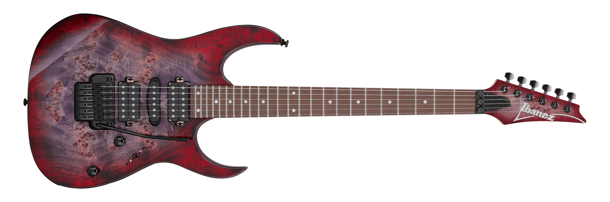 雑誌で紹介された Guitar Electric RG470DX Standard RG Ibanez - Burst Eclipse Red ギター