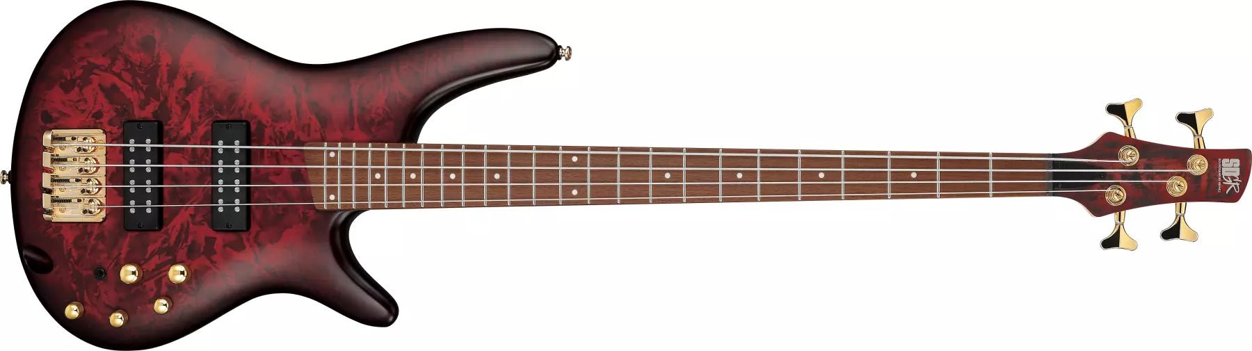 Ibanez SR300EDX SR Standard Electric Bass - Wine Red Frozen Matte by Hoshino