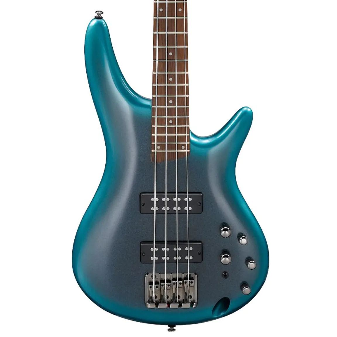 Ibanez Standard SR300E 4 - String Bass Guitar, Cerulean Aura Burst by Hoshino