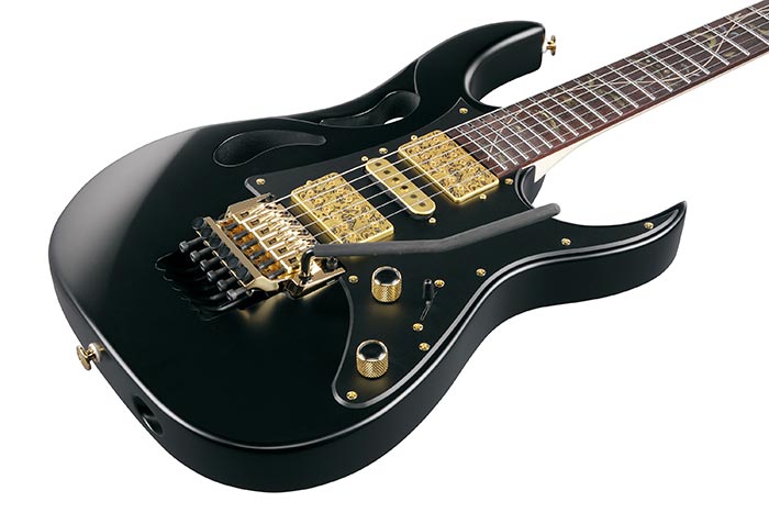 Ibanez Steve Vai PIA Signature Guitar - Onyx Black by Hoshino