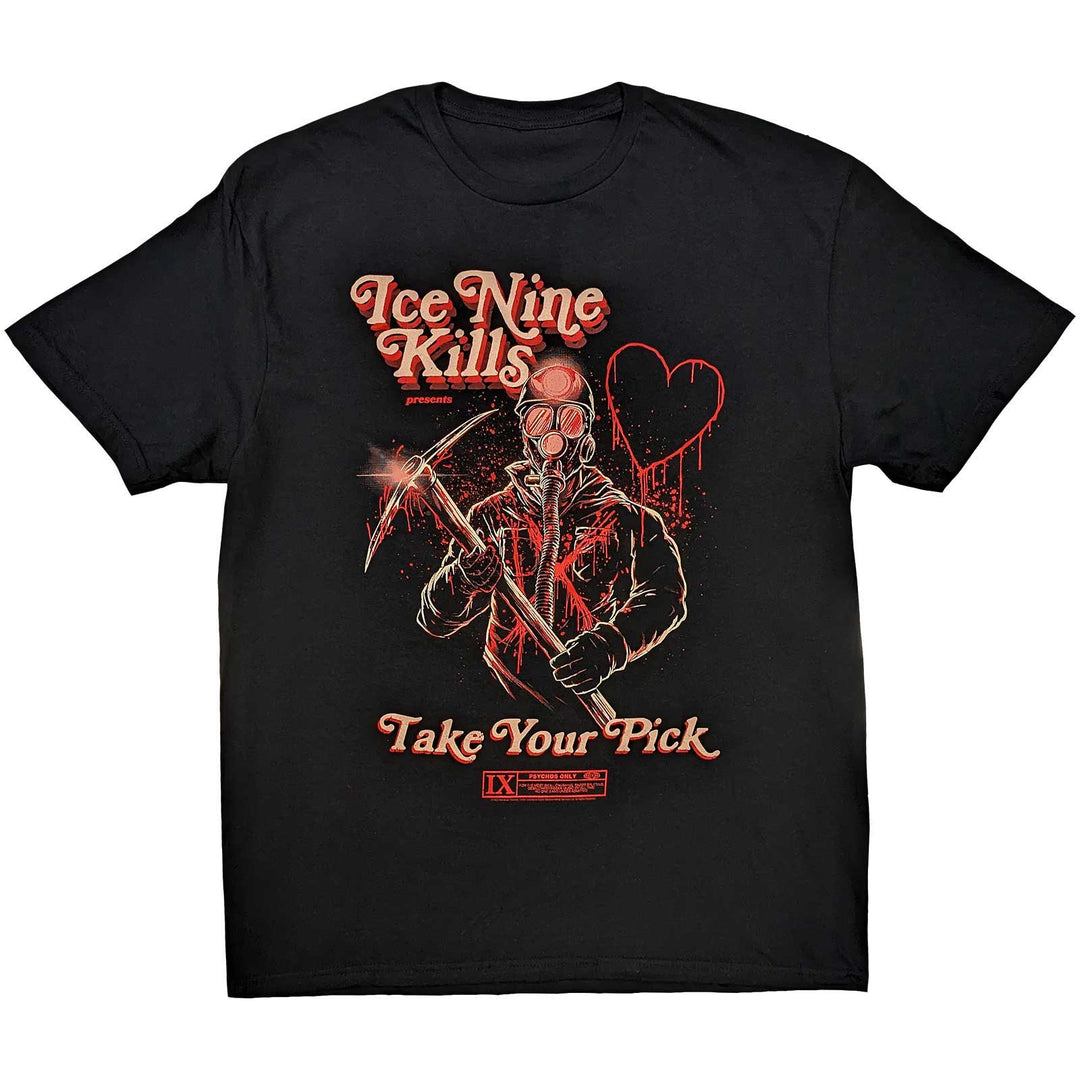 ICE NINE KILLS UNISEX T - SHIRT: V - DAY MINER by Rock Off Trade