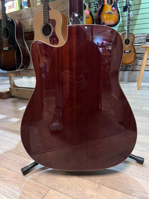 Yamaha FS TransAcoustic Guitar w/Solid Spruce Top - Vintage Tint w/hard case