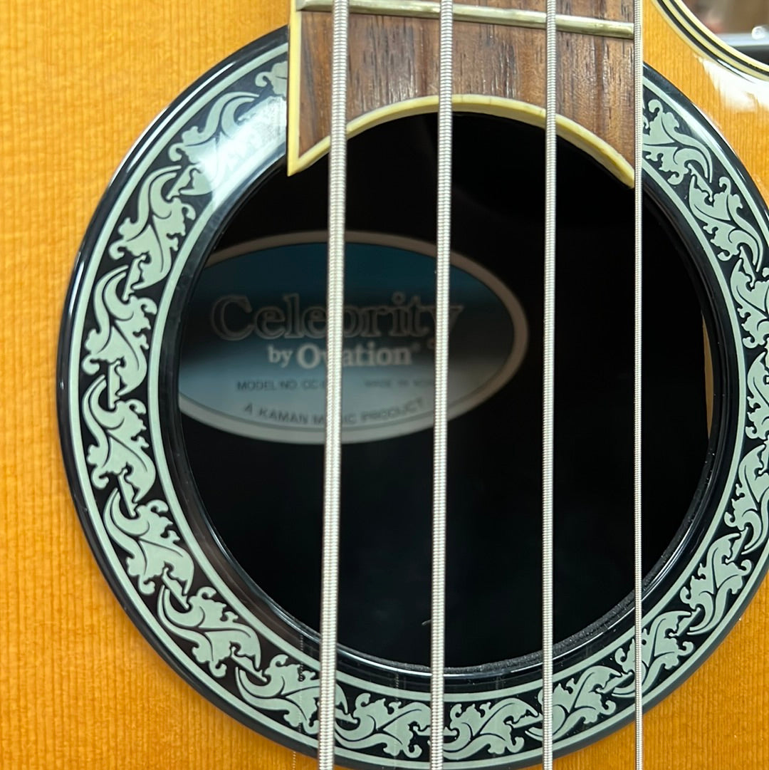 Used Ovation CC074 Celebrity Acoustic Bass w/ hard case