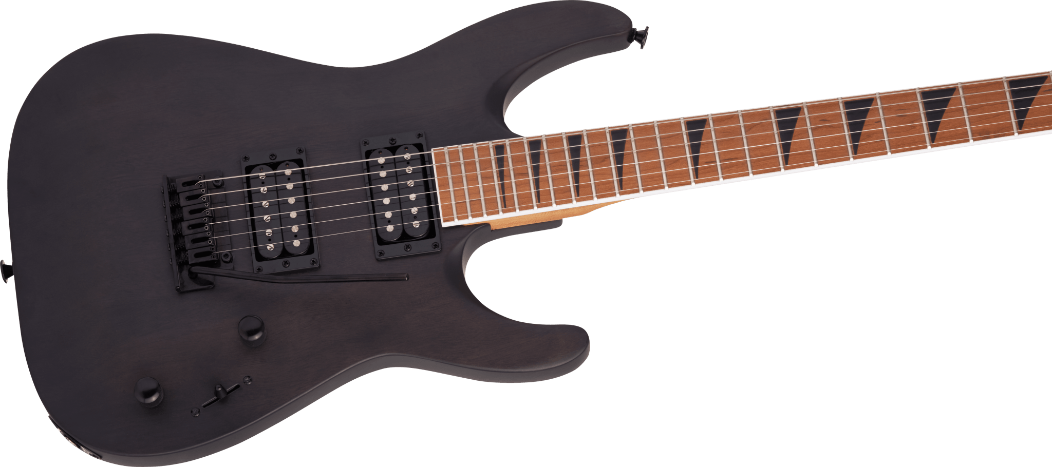 Jackson JS Series Dinky® Arch Top JS24 DKAM, Caramelized Maple Fingerboard, Black Stain by FMIC