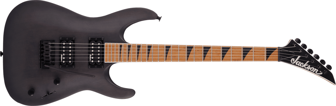 Jackson JS Series Dinky® Arch Top JS24 DKAM, Caramelized Maple Fingerboard, Black Stain by FMIC