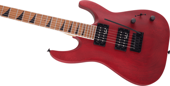 Jackson JS Series Dinky® Arch Top JS24 DKAM, Caramelized Maple Fingerboard, Red Stain by FMIC
