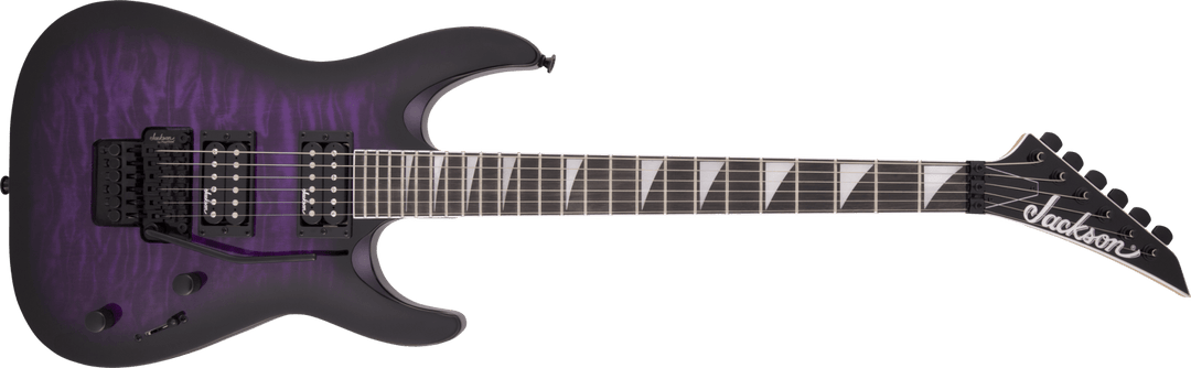 Jackson JS Series Dinky® Arch Top JS32Q DKA, Amaranth Fingerboard, Transparent Purple Burst by FMIC