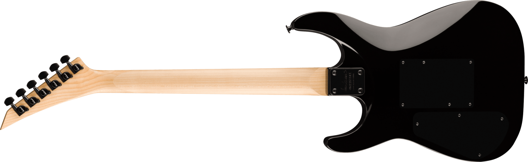 Jackson JS Series Dinky® JS32 DKAP, Amaranth Fingerboard, Transparent Black by FMIC