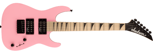 Jackson JS Series Dinky® Minion JS1XM, Maple Fingerboard, Bubble Gum Pink by FMIC