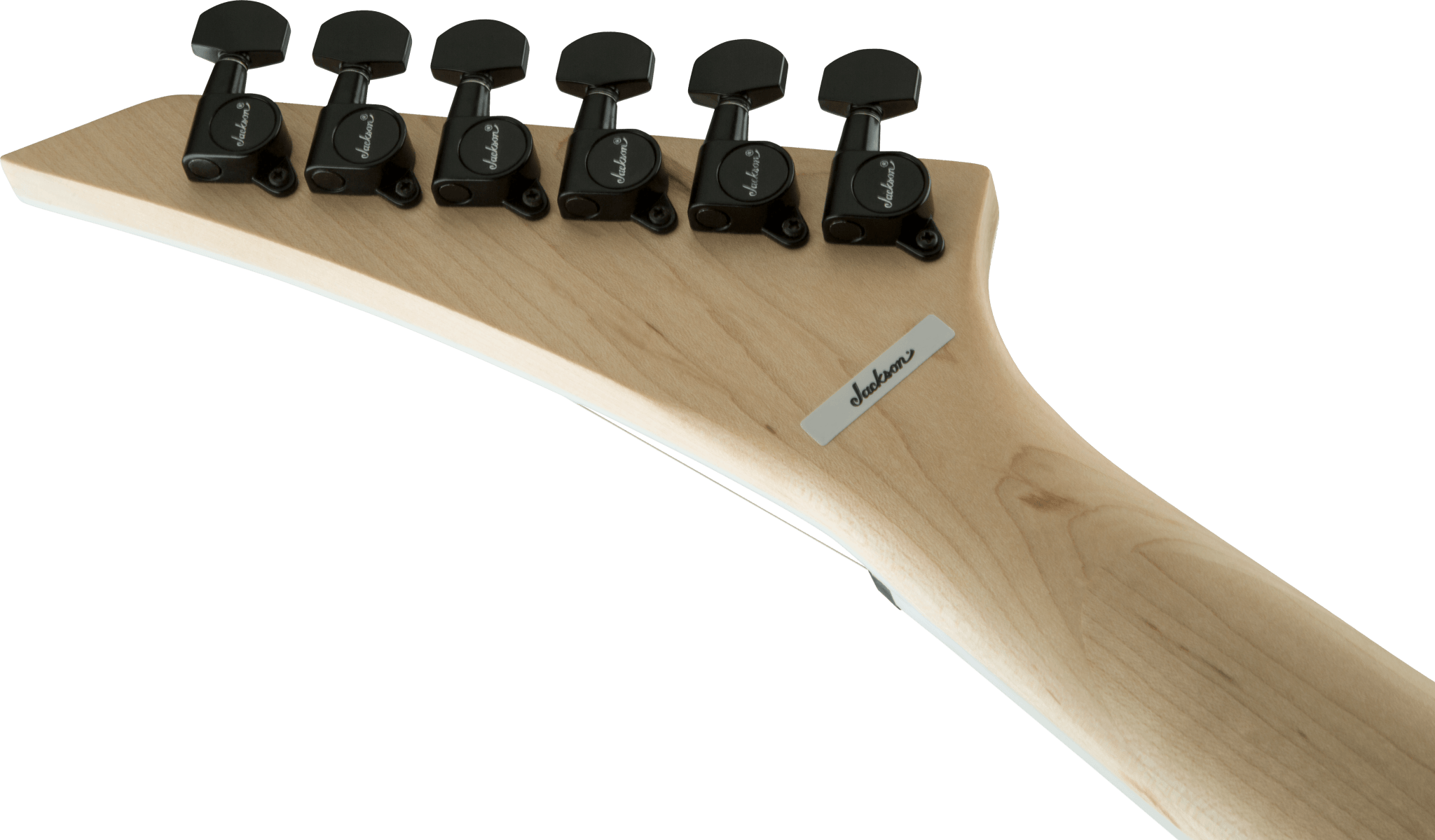 Jackson JS Series Rhoads JS32T, Amaranth Fingerboard, White w/ Black Bevels by FMIC