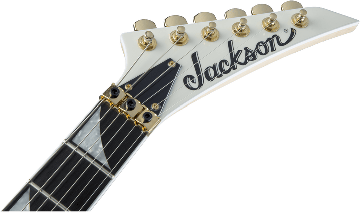 Jackson Pro Series Rhoads RR3, Ebony Fingerboard, Ivory with Black Pinstripes by FMIC