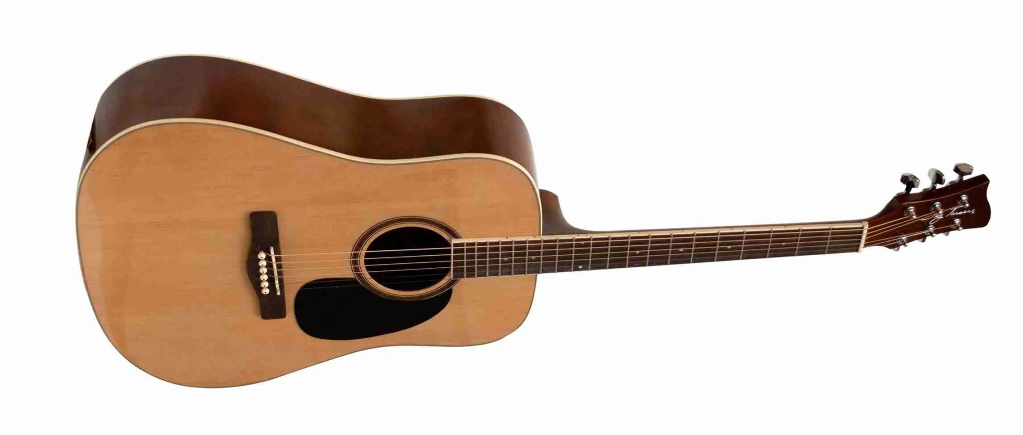 Jay Turser Dreadnought Acoustic Guitar, Full Size, Natural by Coast Music