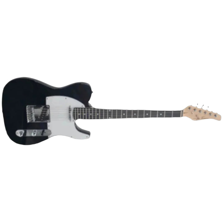 Jay Turser TL Style Lightweight Solid Body Electric Guitar, Black by Coast Music