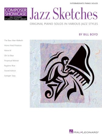 Jazz Sketches Intermediate Piano Solos in Various Jazz Styles by Hal Leonard