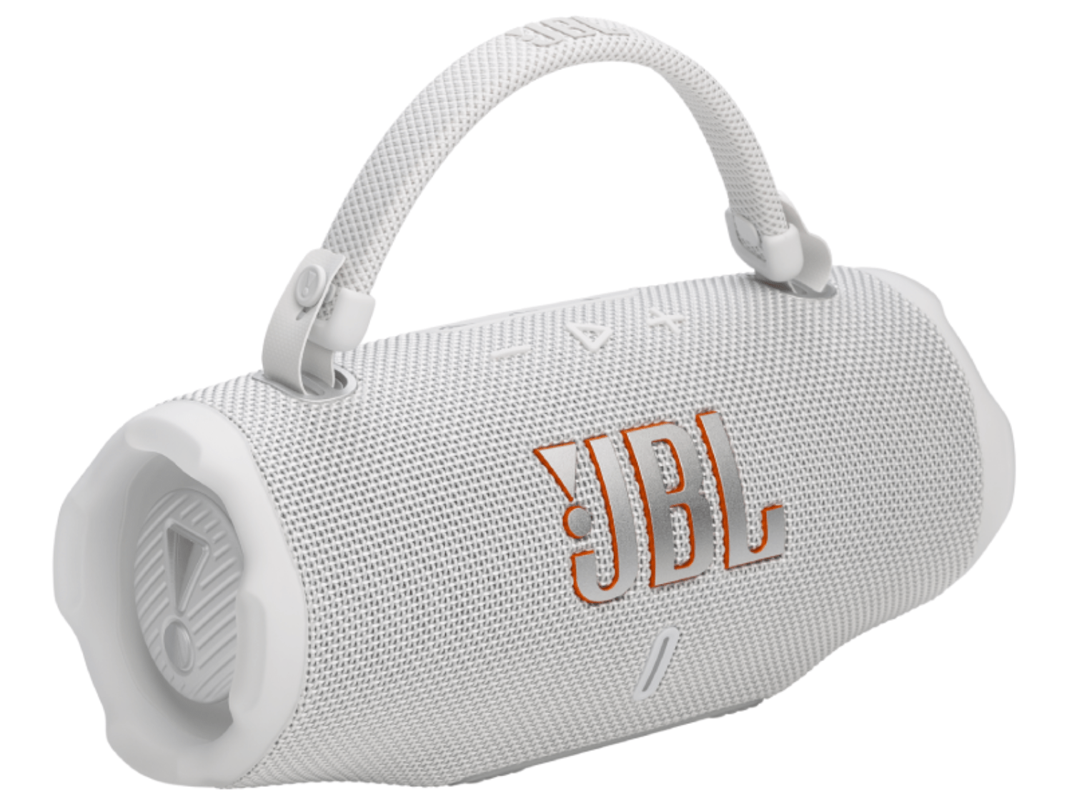JBL Charge 6 Portable Bluetooth Speaker, White by Erikson Consumer