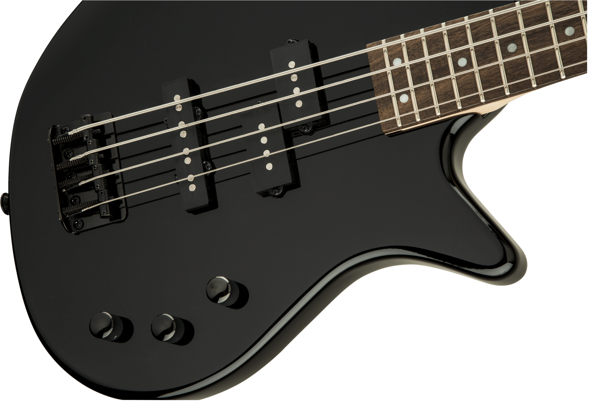 JS Series Spectra Bass JS2, Laurel Fingerboard, Gloss Black by FMIC
