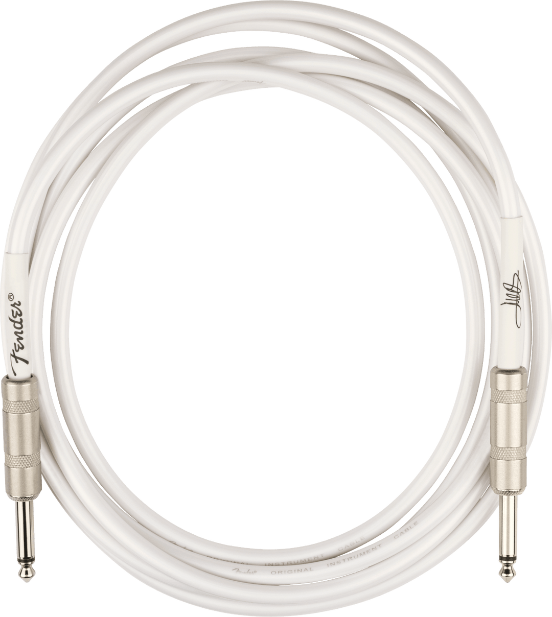 Juanes 10' Instrument Cable, Luna White by FMIC