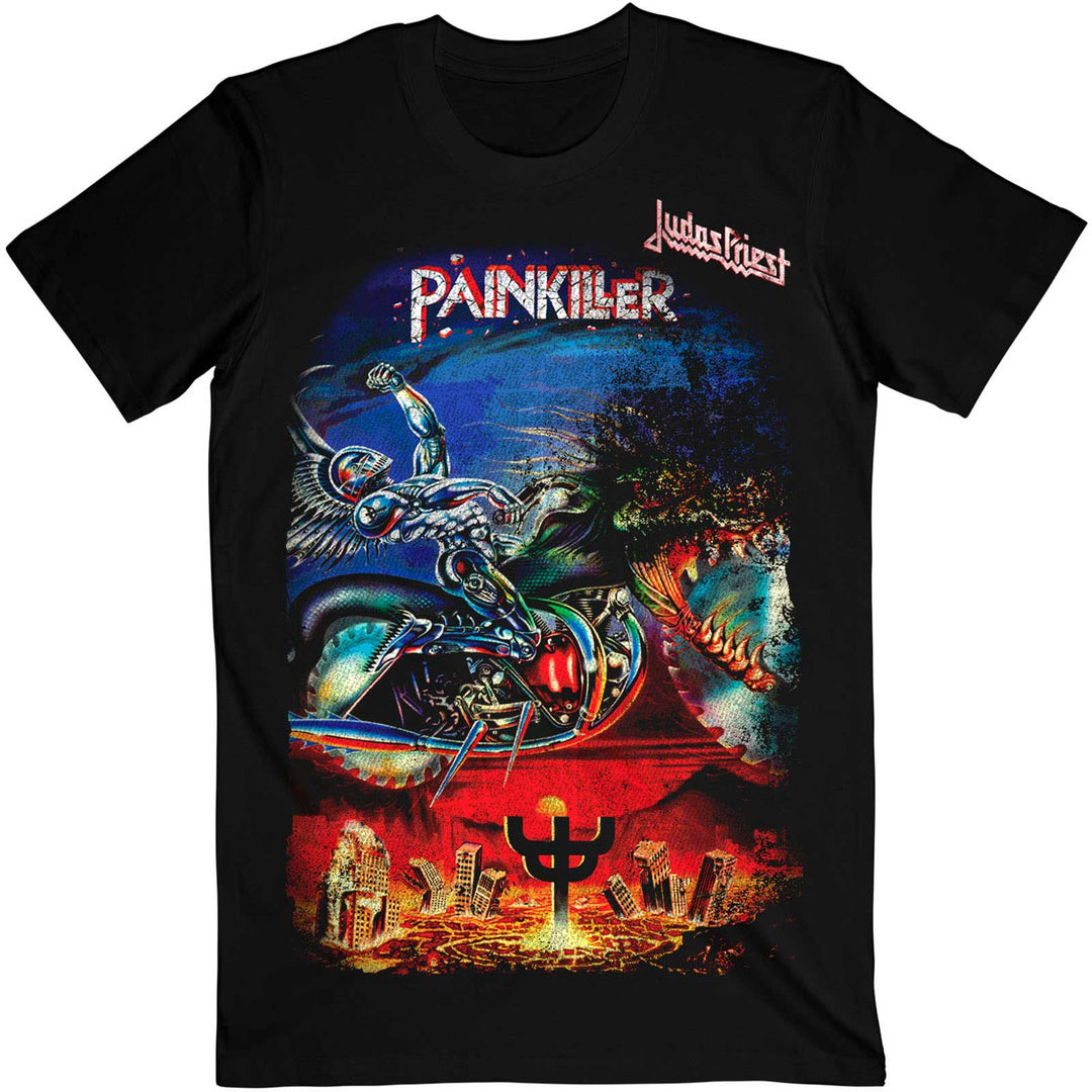 JUDAS PRIEST UNISEX T - SHIRT: PAINKILLER by Rock Off Trade