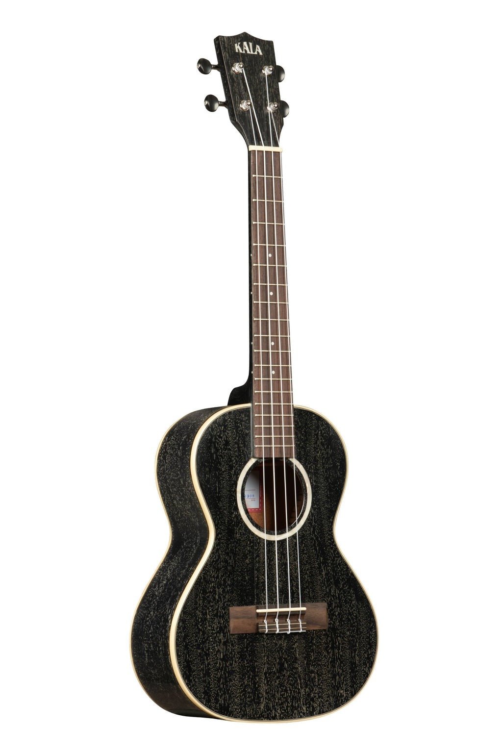 KALA All Solid Salt & Pepper Doghair Mahogany Tenor Ukulele With Bag by Coast Music