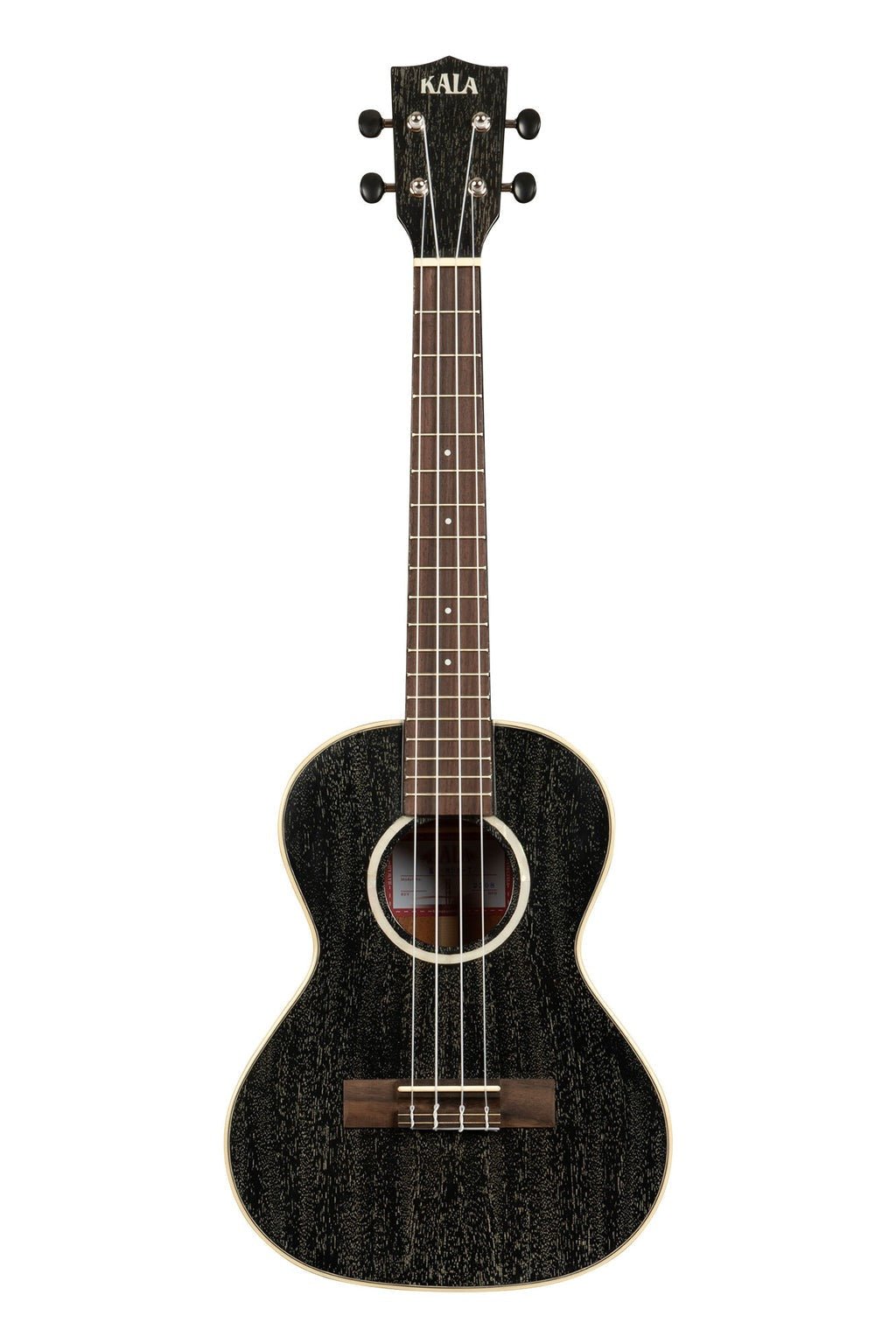 KALA All Solid Salt & Pepper Doghair Mahogany Tenor Ukulele With Bag by Coast Music