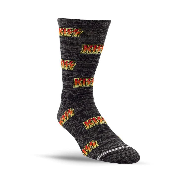 KISS® ALL OVER LOGO CREW, 1 PAIR by Perri's Leathers