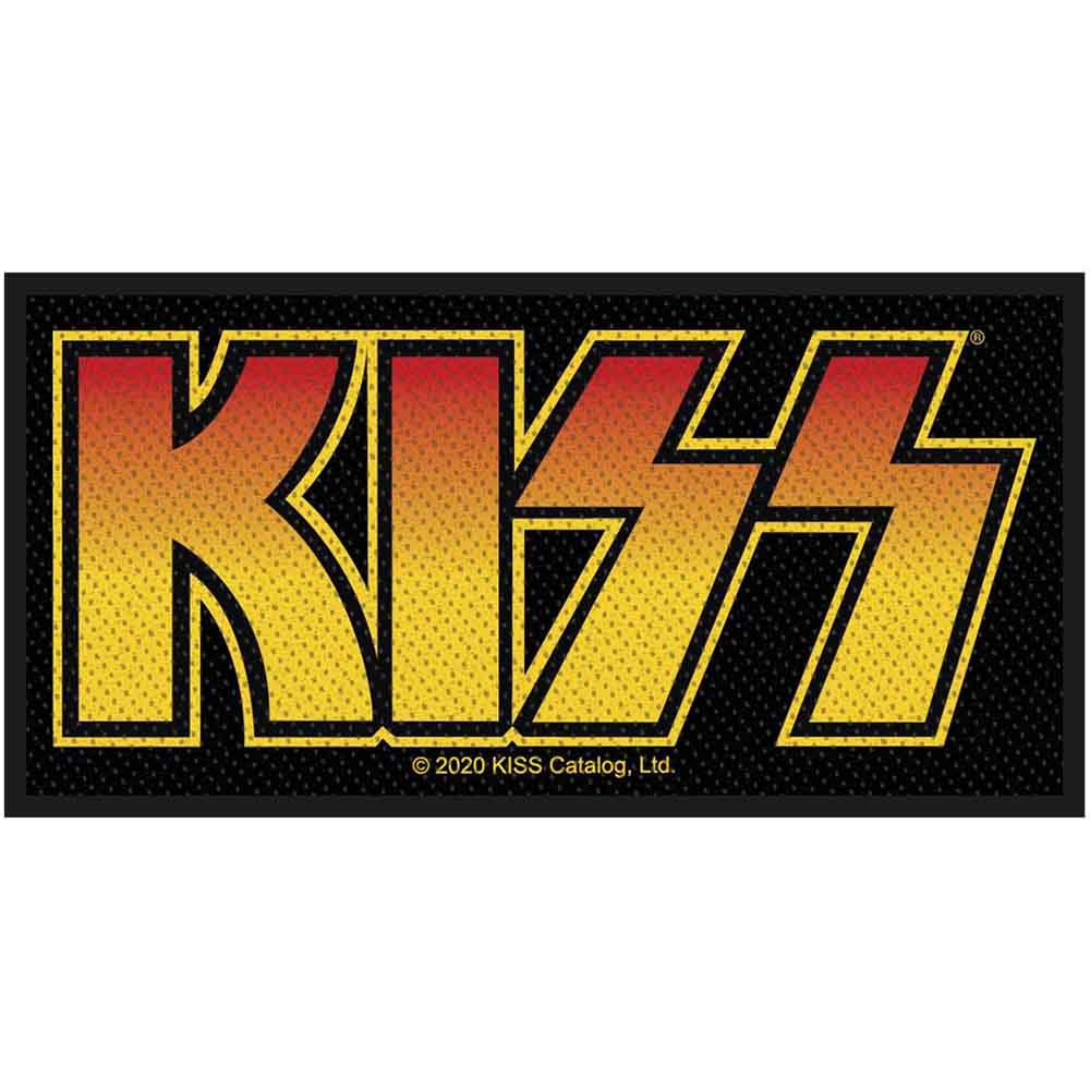 KISS Woven Patch Logo (Standard) by Rock Off Trade