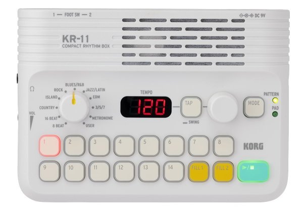 Korg 16 - Pad Compact Rhythm Box Drum Machine by Erikson Music