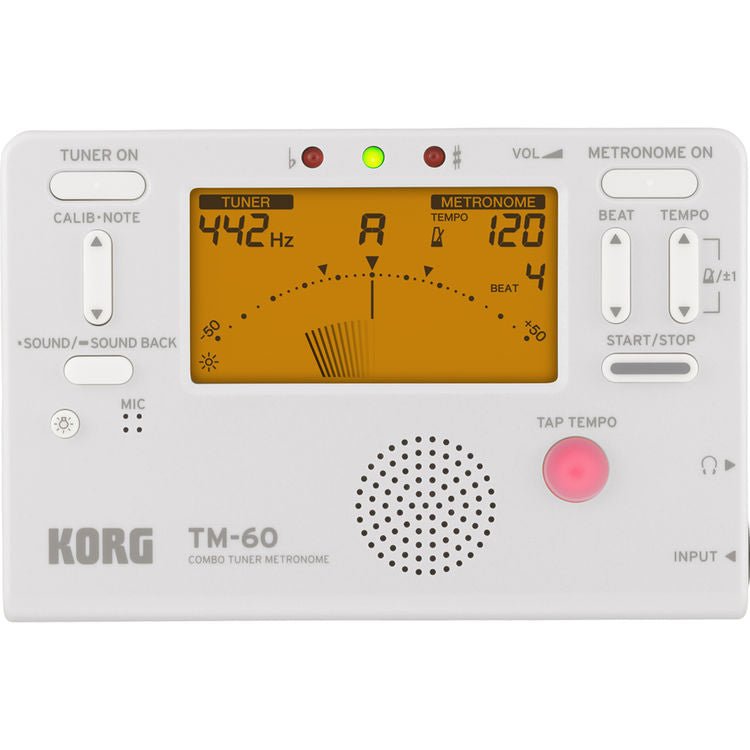 Korg Combo Tuner Metronome (White) by Erikson Music