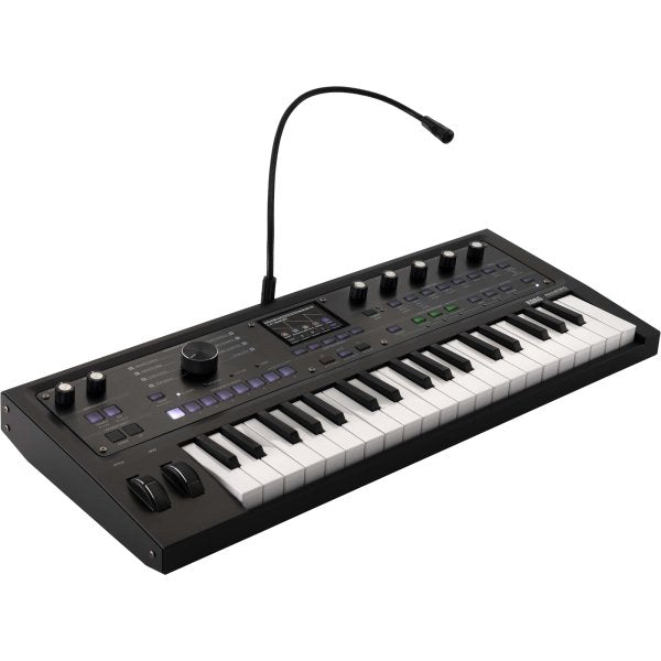 KORG Limited Edition MicroKorg 2 37 - Key Synthesizer / Vocoder with Soft Case, Metallic Black by Erikson Music