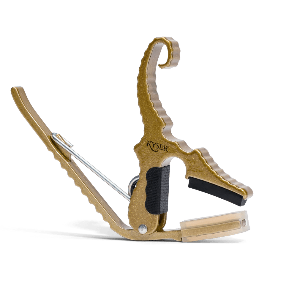Kyser Short - Cut Acoustic Guitar Capo - Gold by Yorkville