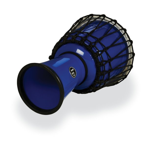 Latin Percussion World 7" Rope Circle Djembe, Blue by Coast Music