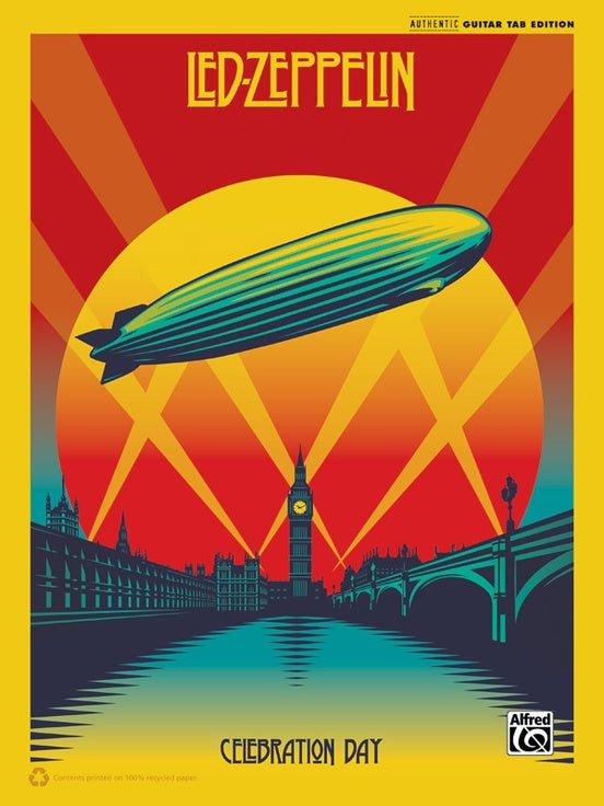 Led Zeppelin - Celebration Day - Authentic Guitar TAB Book by Alfred Publishing