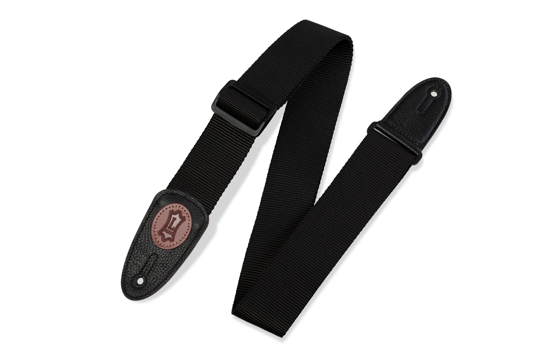 Levy's 2" Signature Series Soft - Hand Polypropylene Guitar Strap, Black by Levy's Leathers