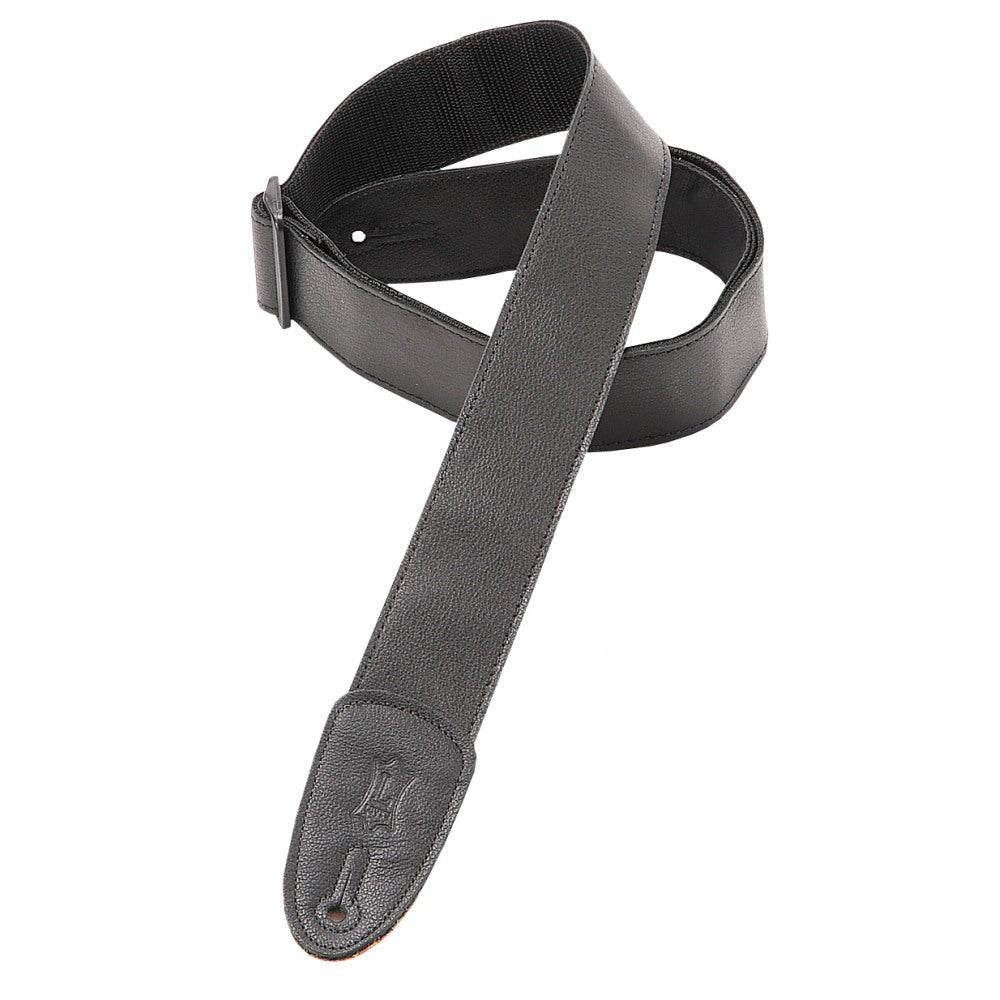 Levy's Easy Slide 2" Guitar Strap, Black by Levy's Leathers
