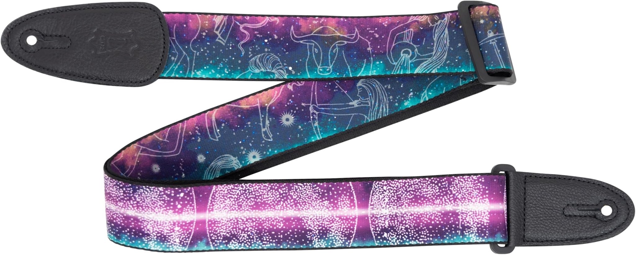 Levy's Guitar Strap, Cosmic Poly Print Guitar Strap by Levy's Leathers