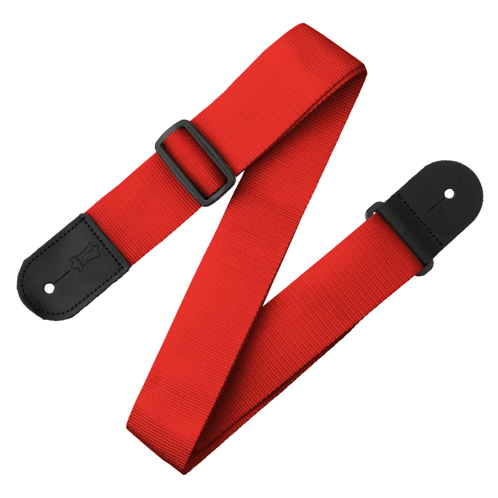 Levy's Guitar Strap, Red by Levy's Leathers