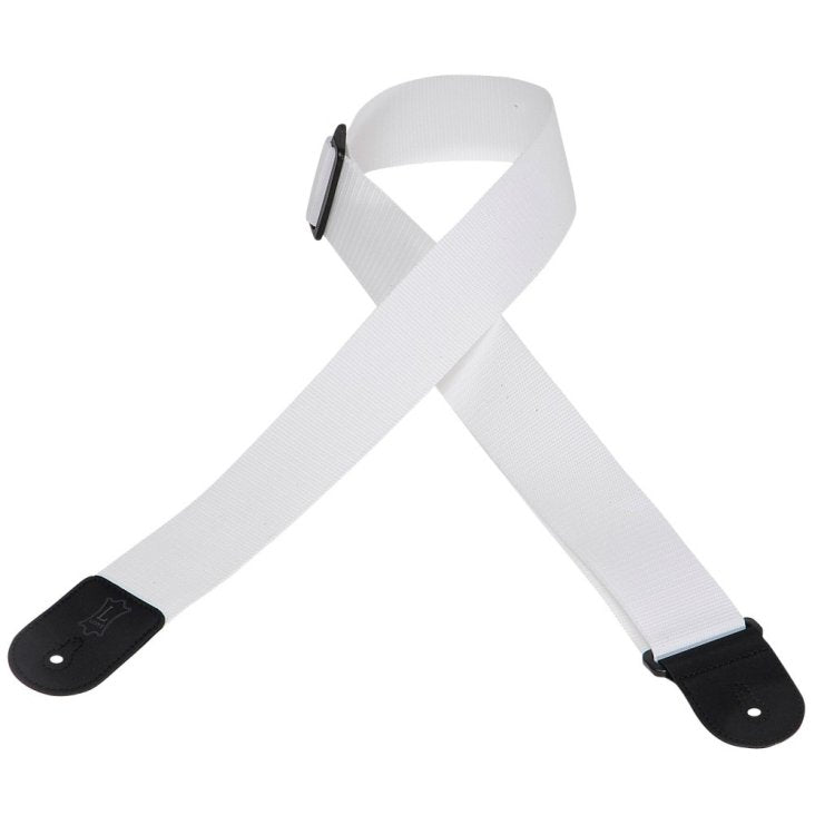 Levy's Guitar Strap, White by Levy's Leathers
