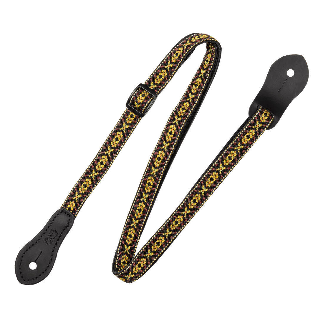 Levy's Jacquard Ukulele Series, Black & Yellow by Levy's Leathers